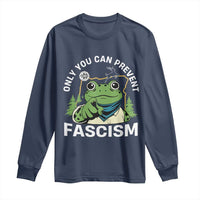 Only You Can Prevent Fascism Portland Frog Long Sleeve Shirt Resist Protest Scenic Edition - Wonder Print Shop