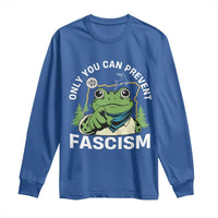 Only You Can Prevent Fascism Portland Frog Long Sleeve Shirt Resist Protest Scenic Edition - Wonder Print Shop