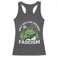 Only You Can Prevent Fascism Portland Frog Racerback Tank Top Resist Protest Scenic Edition - Wonder Print Shop