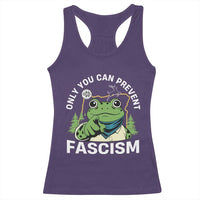 Only You Can Prevent Fascism Portland Frog Racerback Tank Top Resist Protest Scenic Edition - Wonder Print Shop