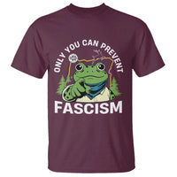 Only You Can Prevent Fascism Portland Frog T Shirt Resist Protest Scenic Edition - Wonder Print Shop