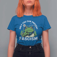 Only You Can Prevent Fascism Portland Frog T Shirt For Women Resist Protest Scenic Edition - Wonder Print Shop