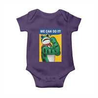 We Can Do It Rosie Frog Baby Onesie Resist Protest Parody Feminist Retro Poster - Wonder Print Shop