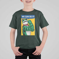 We Can Do It Rosie Frog T Shirt For Kid Resist Protest Parody Feminist Retro Poster - Wonder Print Shop