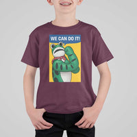 We Can Do It Rosie Frog T Shirt For Kid Resist Protest Parody Feminist Retro Poster - Wonder Print Shop