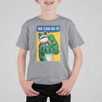 We Can Do It Rosie Frog T Shirt For Kid Resist Protest Parody Feminist Retro Poster - Wonder Print Shop