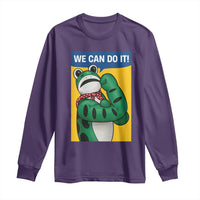 We Can Do It Rosie Frog Long Sleeve Shirt Resist Protest Parody Feminist Retro Poster - Wonder Print Shop