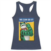 We Can Do It Rosie Frog Racerback Tank Top Resist Protest Parody Feminist Retro Poster - Wonder Print Shop