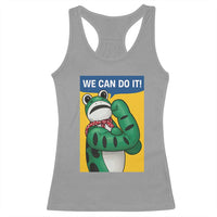We Can Do It Rosie Frog Racerback Tank Top Resist Protest Parody Feminist Retro Poster - Wonder Print Shop