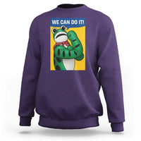 We Can Do It Rosie Frog Sweatshirt Resist Protest Parody Feminist Retro Poster - Wonder Print Shop