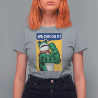 We Can Do It Rosie Frog T Shirt For Women Resist Protest Parody Feminist Retro Poster - Wonder Print Shop