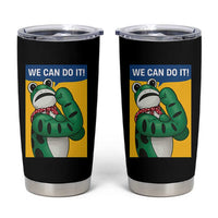We Can Do It Rosie Frog Tumbler Cup Resist Protest Parody Feminist Retro Poster - Wonder Print Shop