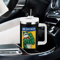 We Can Do It Rosie Frog Tumbler With Handle Resist Protest Parody Feminist Retro Poster - Wonder Print Shop