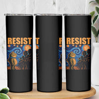 Starry Night Resist Frog Skinny Tumbler Resistance Protest Surreal Art Graphic - Wonder Print Shop