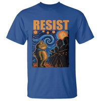 Starry Night Resist Frog T Shirt Resistance Protest Surreal Art Graphic - Wonder Print Shop