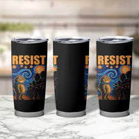 Starry Night Resist Frog Tumbler Cup Resistance Protest Surreal Art Graphic - Wonder Print Shop