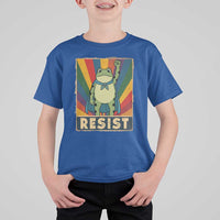 Rainbow Resist Frog T Shirt For Kid Portland Pride and Protest Resistance - Wonder Print Shop