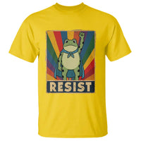 Rainbow Resist Frog T Shirt Portland Pride and Protest Resistance - Wonder Print Shop