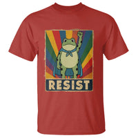 Rainbow Resist Frog T Shirt Portland Pride and Protest Resistance - Wonder Print Shop