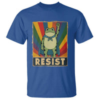 Rainbow Resist Frog T Shirt Portland Pride and Protest Resistance - Wonder Print Shop