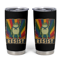 Rainbow Resist Frog Tumbler Cup Portland Pride and Protest Resistance - Wonder Print Shop