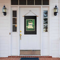 Frog Resist Poster Graphic Garden Flag Portland Resistance Protest Minimalist - Wonder Print Shop