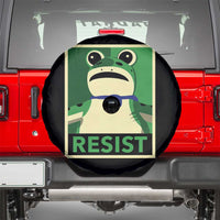 Frog Resist Poster Graphic Spare Tire Cover Portland Resistance Protest Minimalist - Wonder Print Shop