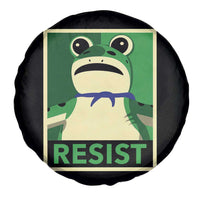 Frog Resist Poster Graphic Spare Tire Cover Portland Resistance Protest Minimalist - Wonder Print Shop
