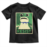 Frog Resist Poster Graphic Toddler T Shirt Portland Resistance Protest Minimalist - Wonder Print Shop
