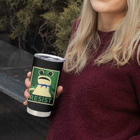 Frog Resist Poster Graphic Tumbler Cup Portland Resistance Protest Minimalist - Wonder Print Shop