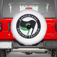 Amphibians Against Fascism Spare Tire Cover Anti-Fascist Frog Logo Portland Protest - Wonder Print Shop