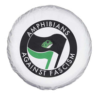 Amphibians Against Fascism Spare Tire Cover Anti-Fascist Frog Logo Portland Protest - Wonder Print Shop