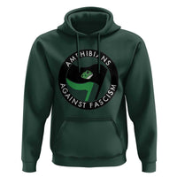 Amphibians Against Fascism Hoodie Anti-Fascist Frog Logo Portland Protest - Wonder Print Shop