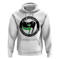 Amphibians Against Fascism Hoodie Anti-Fascist Frog Logo Portland Protest - Wonder Print Shop