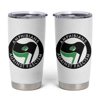 Amphibians Against Fascism Tumbler Cup Anti-Fascist Frog Logo Portland Protest - Wonder Print Shop