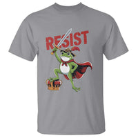 Sword Wielding Frog Resistance T Shirt Resist Protest No Kings - Wonder Print Shop
