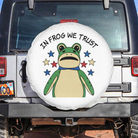 In Frog We Trust Spare Tire Cover Patriotic Portland Frogs Protest American Flag - Wonder Print Shop