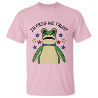In Frog We Trust T Shirt Patriotic Portland Frogs Protest American Flag - Wonder Print Shop