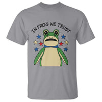 In Frog We Trust T Shirt Patriotic Portland Frogs Protest American Flag - Wonder Print Shop