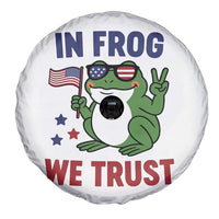 In Frog We Trust Spare Tire Cover Patriotic Portland Frogs Protest - Wonder Print Shop