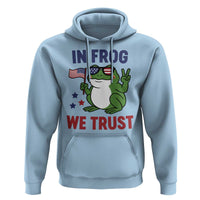 In Frog We Trust Hoodie Patriotic Portland Frogs Protest - Wonder Print Shop