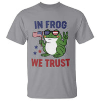 In Frog We Trust T Shirt Patriotic Portland Frogs Protest - Wonder Print Shop