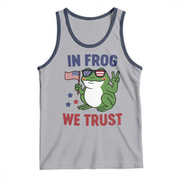 In Frog We Trust Tank Top Patriotic Portland Frogs Protest - Wonder Print Shop
