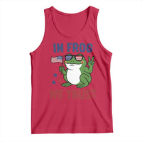 In Frog We Trust Tank Top Patriotic Portland Frogs Protest - Wonder Print Shop