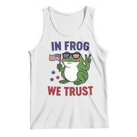 In Frog We Trust Tank Top Patriotic Portland Frogs Protest - Wonder Print Shop