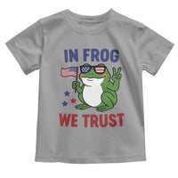 In Frog We Trust Toddler T Shirt Patriotic Portland Frogs Protest - Wonder Print Shop