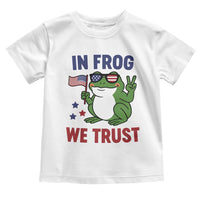 In Frog We Trust Toddler T Shirt Patriotic Portland Frogs Protest - Wonder Print Shop