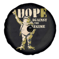 Stencil Protest Frog Spare Tire Cover Hope Against the Regime Portland Inflatable Resistance - Wonder Print Shop
