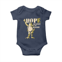 Stencil Protest Frog Baby Onesie Hope Against the Regime Portland Inflatable Resistance - Wonder Print Shop
