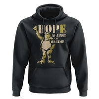 Stencil Protest Frog Hoodie Hope Against the Regime Portland Inflatable Resistance - Wonder Print Shop
